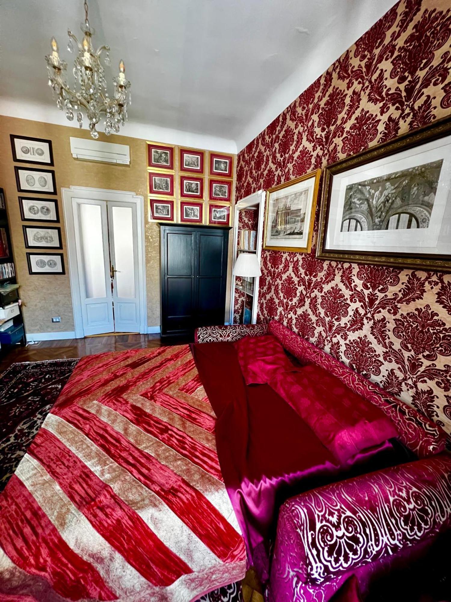 Luxury Room In Central Art Nouveau Building Next To Metro Station Milán Exteriér fotografie